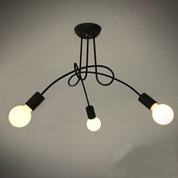 Moderne Samtidsmaleri Metalllysekrone