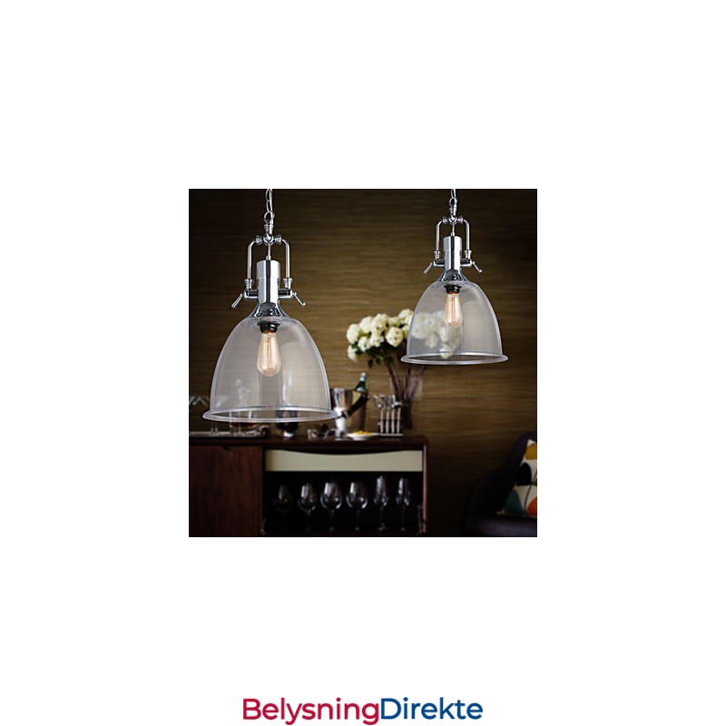 Moderne Samtids Mini-Stil Andre Glass Pendellampe
