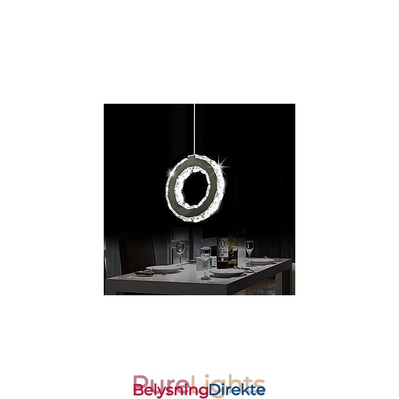 Moderne, Moderne Krystallmetallpendellampe