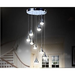 Lamper Og Lanterner Trappe Scene 9 Hode Taklampe