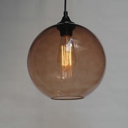 Moderne Samtids Tradisjonell Klassisk Rustikk Hytte Trommeøy Skål Vintage Lanterne Landlig Globe Glass