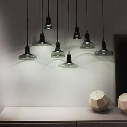 Kontraktert Og Moderne Skyggemote-Dekorasjonslysekrone I Glass
