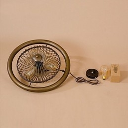 Retro Industriell Vindlampe Vifte Pendellampe I Amerikansk Stil
