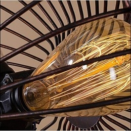 Retro Industriell Vindlampe Vifte Pendellampe I Amerikansk Stil