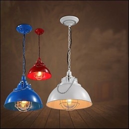 Metalljernlampe Med Enkelt Hode I Potte