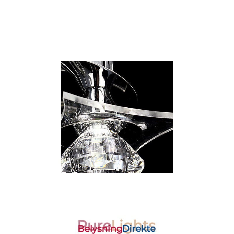 Lysekrone Moderne Krystall Living 3 Lys