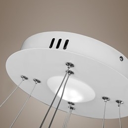 Moderne Design Pendellampe 4 Høy Kvalitet Akryl Dobbel Ringformet