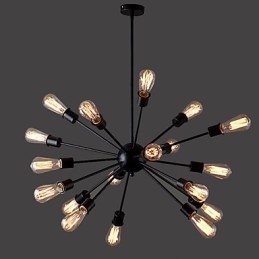Loft Pendellampe Industriell Rustikk Lodge Vintage Retro Landlig Spisestue