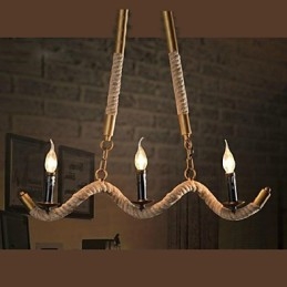 Tradisjonell Klassisk Vintage Retro Lanterne Landlig Galvanisert Metall Pendellampe