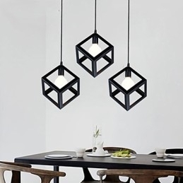 Retro Mini-Stil Maleri Metall Pendellampe