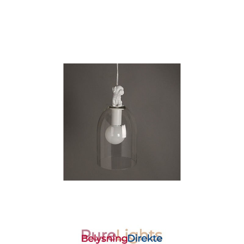 Tegneseriehund Droplight Taipei Rural Glass Individualitet Kreativ Liten Droplight Lampe