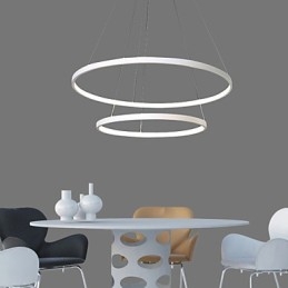 Pendellampe Moderne Design Høy Kvalitet To Ringer