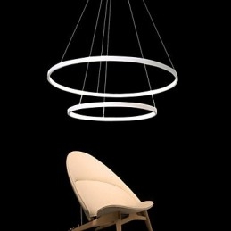 Pendellampe Moderne Design Høy Kvalitet To Ringer