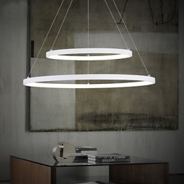 Pendellampe Moderne Design Høy Kvalitet To Ringer