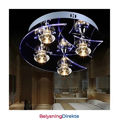 Lysekrone Moderne Krystall Living 4 Lys