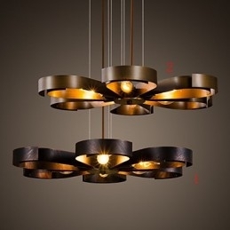 Retro Klassiske Metalltaklamper Enkle Pendellamper Kafependellampe