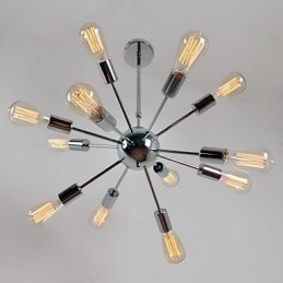 Elektroplatet Metalllysekrone