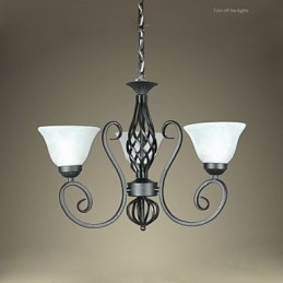 Jane Lysekronen Er Smijernslampe I Kreativ Europeisk Stil