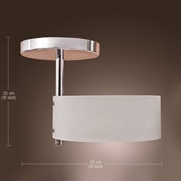 Moderne, Moderne, Mini-Stil, Krom, Metalllysekrone, Innfelt Garasje