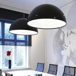 Moderne Og Moderne Pendellampe I Ministil Med Maleri