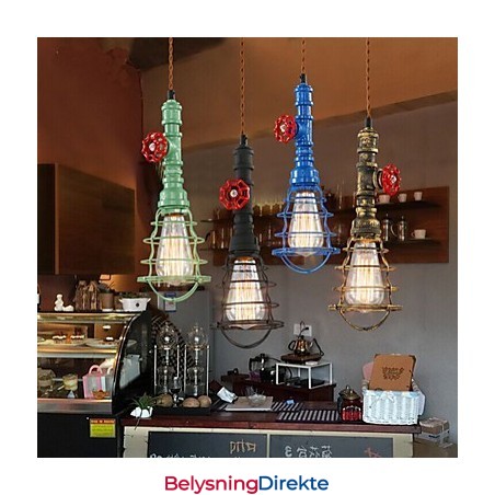Amerikansk Retro-Lampe Industriell Vind