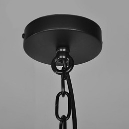 Vintage Landlig Maling Metall Pendellampe Garasje