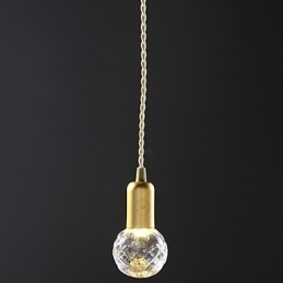 Moderne Samtidsstil Vintage Mini-Stil Gullmetall Pendellampe