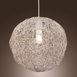 Moderne Og Moderne Globeformet Pendellampe I Krom I Ministil