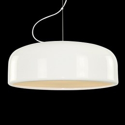 Retro Pendellampe Med Maleri I Form Av En Bolle