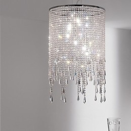 Moderne, Moderne Krystallmetallpendellampe