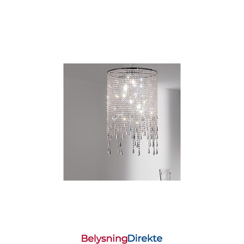 Moderne, Moderne Krystallmetallpendellampe