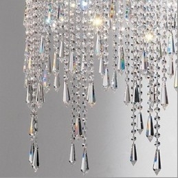 Moderne, Moderne Krystallmetallpendellampe