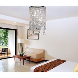 Moderne, Moderne Krystallmetallpendellampe