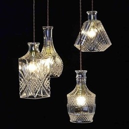 Moderne, Moderne, Mini-Stil Metalllysekrone