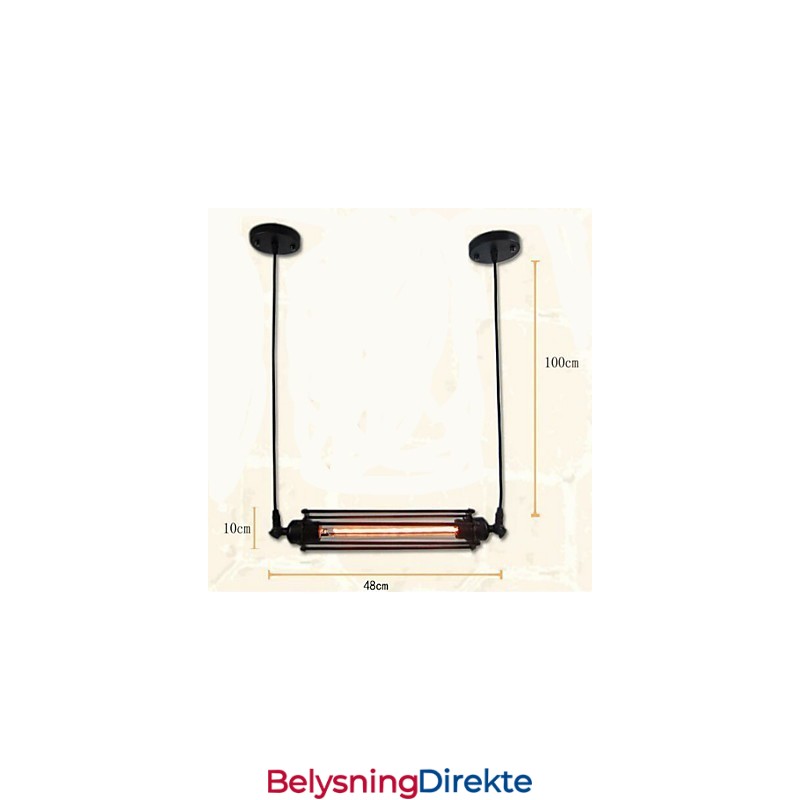 Loft Retro Lysekrone Pendellampe Klassisk Vintage Lampe Landlig Metalllampe