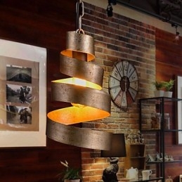 Retro Jernlampe Moderne Minimalistisk Lysekrone I Industriell Stil