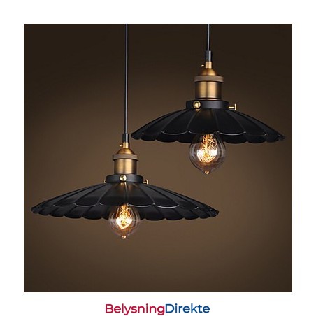 Retro Klassisk Europeisk Stil Pendellampe Metall Kunst Droplight
