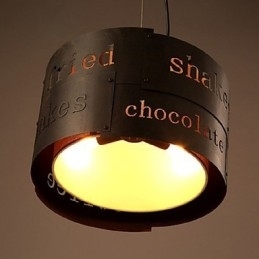 Loft Moderne Mote Nordisk Kunst Kreativ Stoff Pendellampe Kafélampe Pendellampe Dia 35Cm