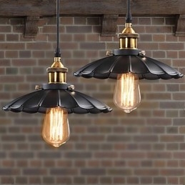 Retro Klassisk Europeisk Stil Pendellampe Metall Kunst Droplight