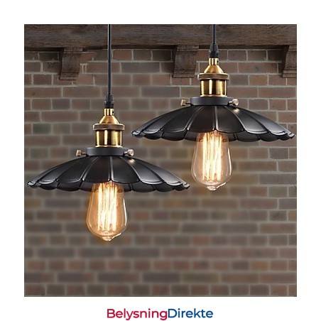 Retro Klassisk Europeisk Stil Pendellampe Metall Kunst Droplight