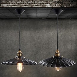 Retro Klassisk Europeisk Stil Pendellampe Metall Kunst Droplight