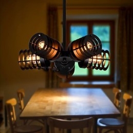 Retro Klassiske Metalltaklamper Enkle Pendellamper Kafependellampe