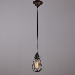 Minilampe I Landlig Stil Med 1 Lys I Retrostil