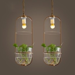 Moderne, Samtidskunstnerisk Dekorativ Design Pendellampe (Uten Planter)