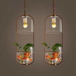 Moderne, Samtidskunstnerisk Dekorativ Design Pendellampe (Uten Planter)