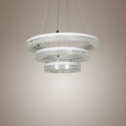Krystall Pendellampe Moderne Lampe Med Tre Ringer