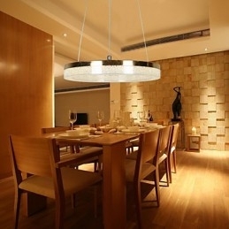 Krystall Pendellampe Gyllen Moderne Lampe