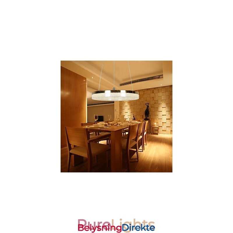 Krystall Pendellampe Gyllen Moderne Lampe