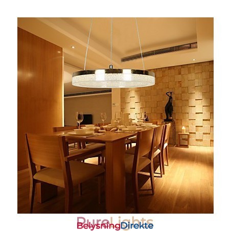 Krystall Pendellampe Gyllen Moderne Lampe