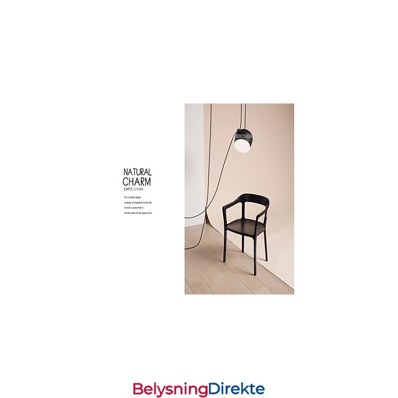 Moderne, Samtidskunstnerisk Maleri, Metallpendellampe